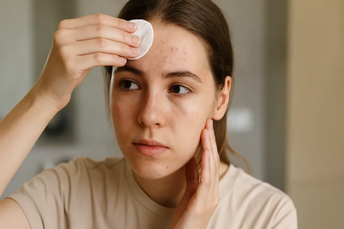 Essa água baratinha virou meu segredo contra espinhas na testa