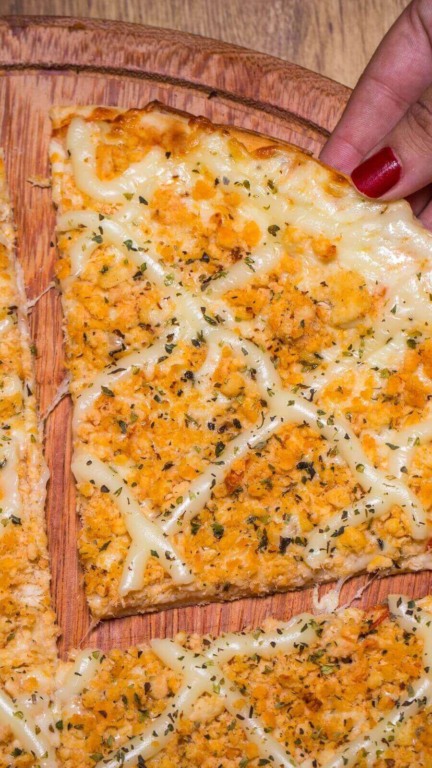 Pizza frango com catupiry