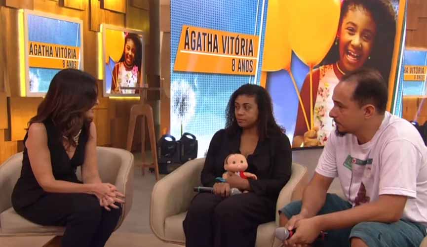 Eu disse calma, filha, mamãe tá aqui e aí percebi que ela levou um tiro diz mãe de Ágatha Félix