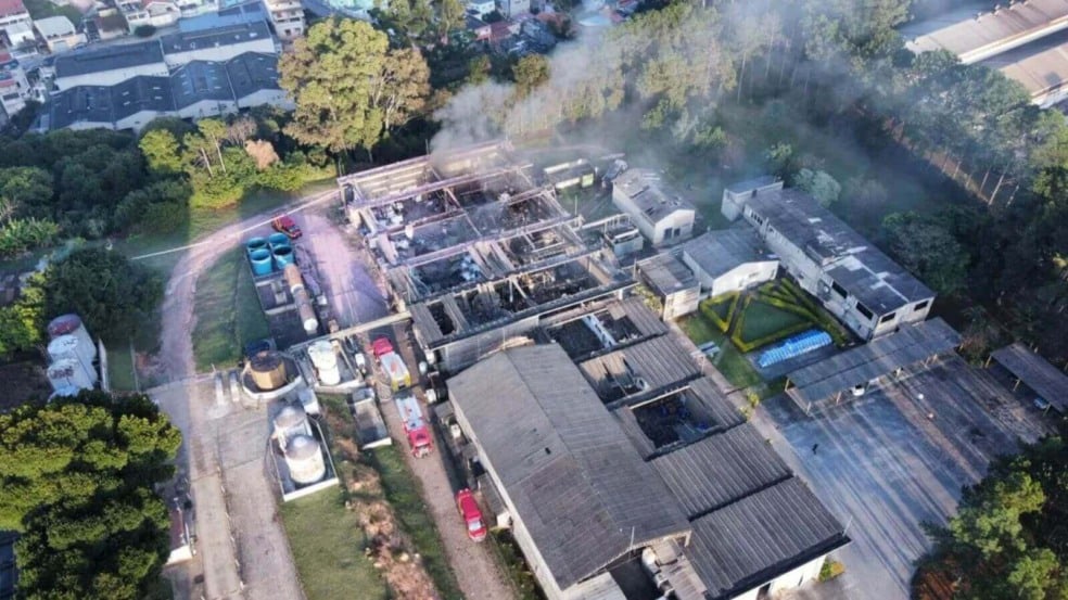 Explosão em fábrica de Várzea Paulista