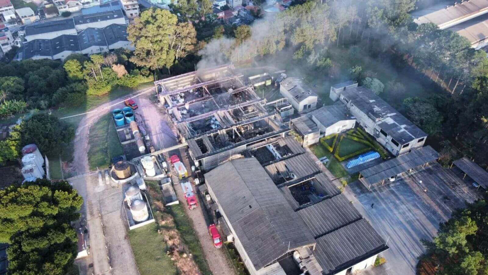 Explosão em fábrica de Várzea Paulista