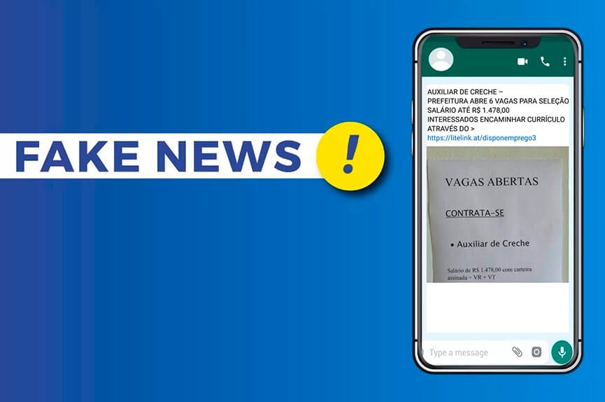 Fake News em Itupeva. (Foto: Divulgação)