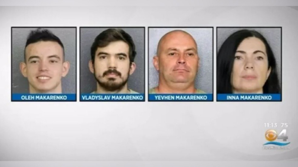 Família acusada de agressão Família acusada de agressão