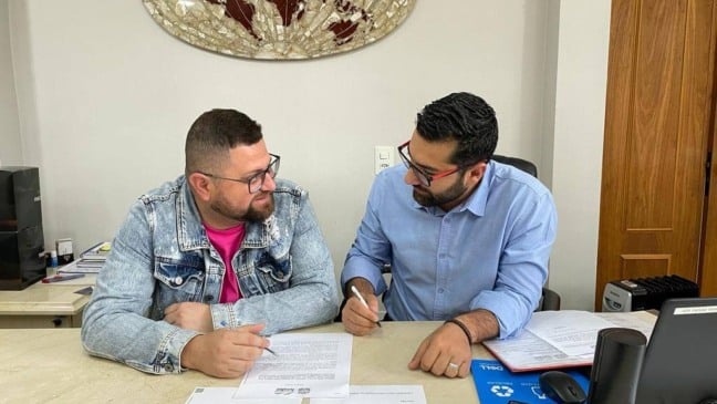 Vereadores Faouaz Taha e Daniel Lemos