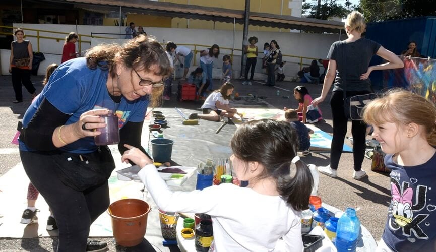 Férias da Pinacoteca termina com muita pintura, dança e diversão