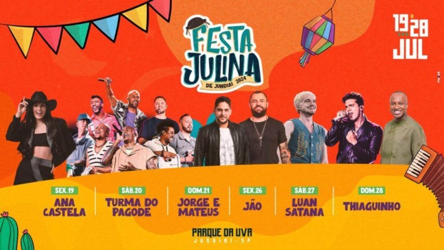 Foto: Divulgação/Festa Julina de Jundiaí