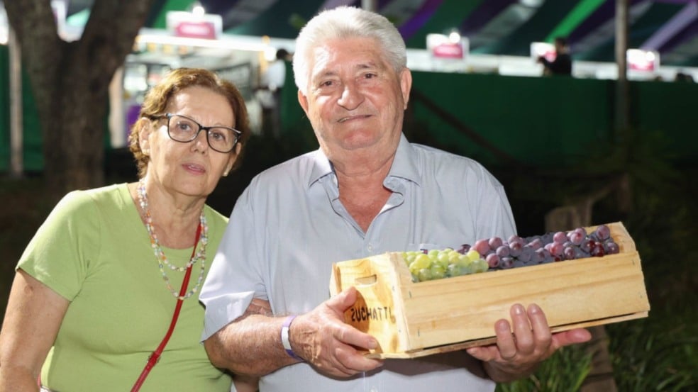 Aimoré e Aparecida. que frequentam a Festa desde 1974