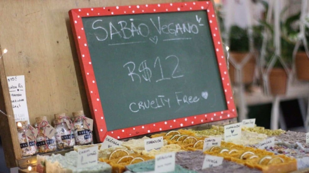 Sabão vegano