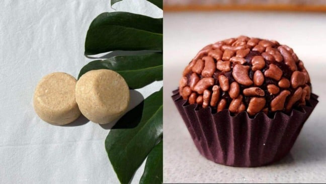 Sabonete e brigadeiro veganos
