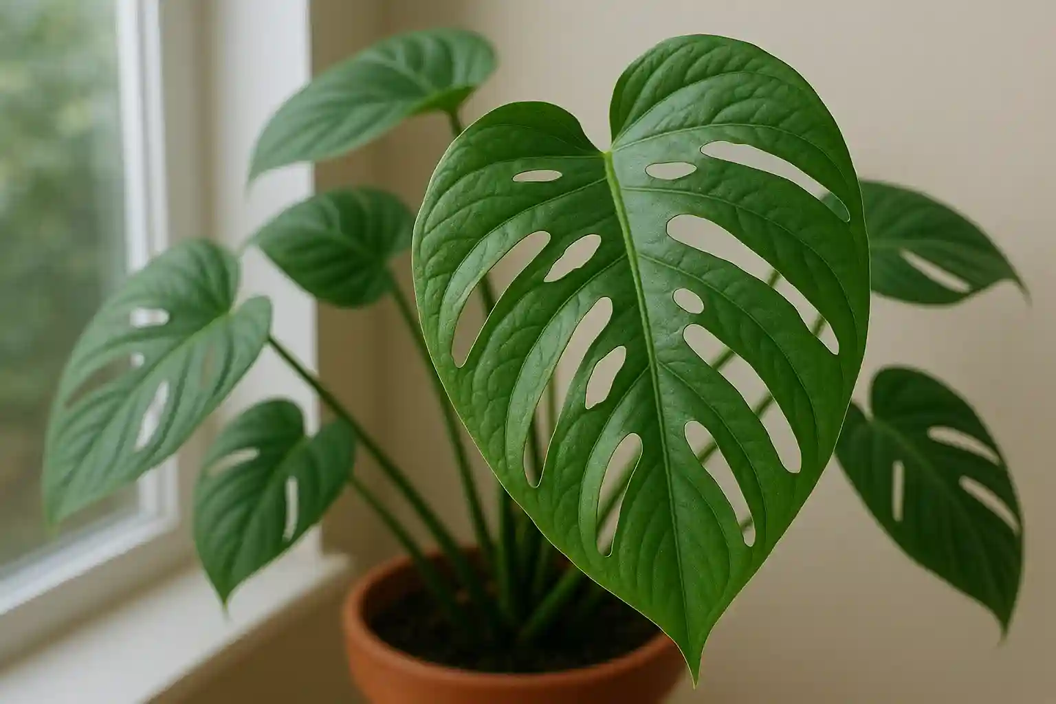 Filodendro com folhas furadas demais Isso não é só estética