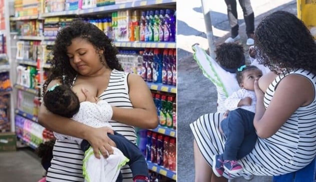 Fotógrafa de Jundiaí faz ensaio para conscientizar a amamentação em locais públicos