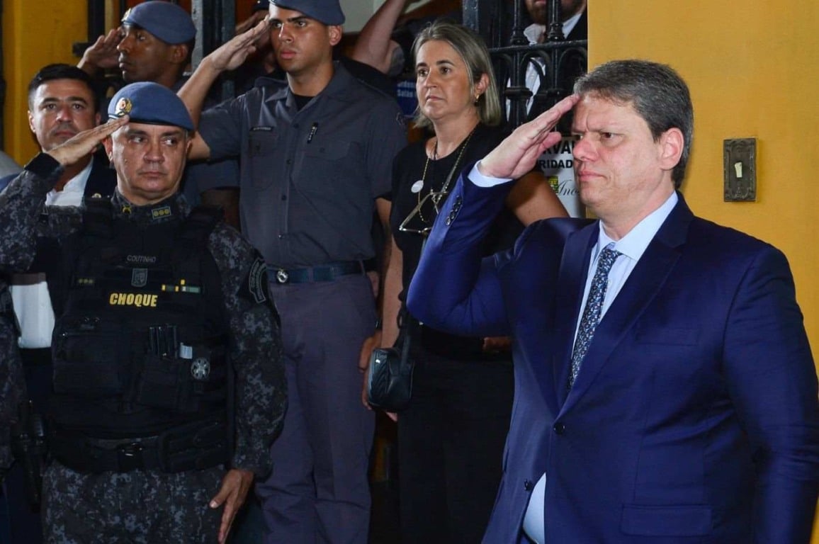 1º ano do governo Tarcísio tem queda de homicídios e roubos