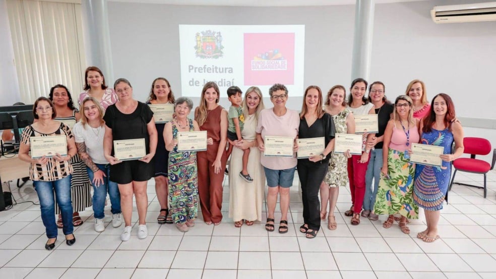 Alunas concluíram cursos de fevereiro no Fundo Social de Jundiaí