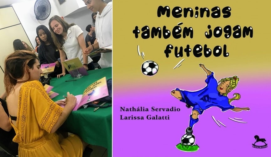 Futebol feminino é tema de livro infantil em Jundiaí