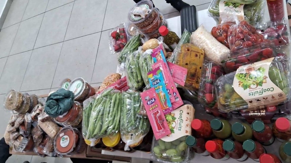 Mercadoria apreendidas pela GMJ