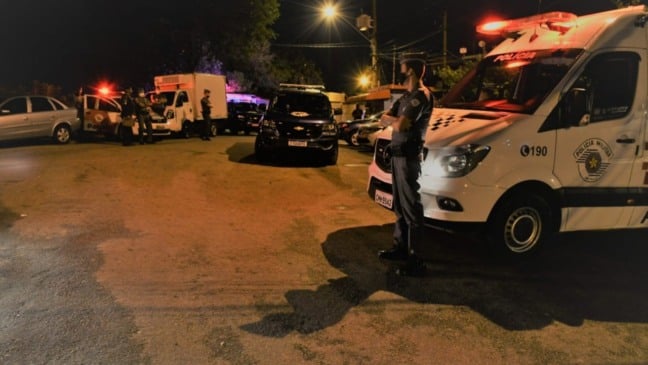 Equipe da Guarda Municipal de Jundiaí em fiscalização noturna