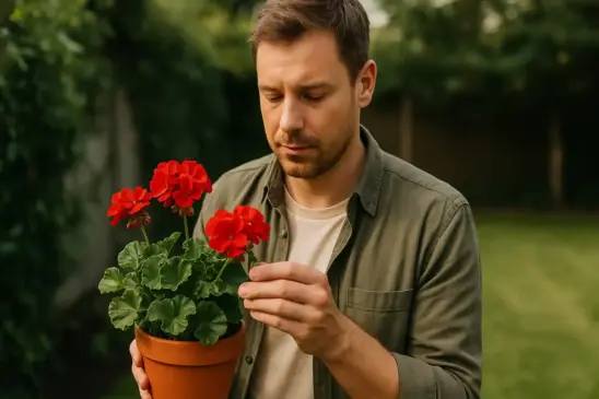 Gerânio perde perfume com excesso de adubo Veja o ponto certo
