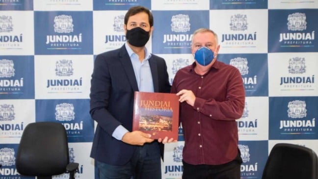 Luiz Fernando e prefeito de Poços de Caldas, Sérgio Azevedo