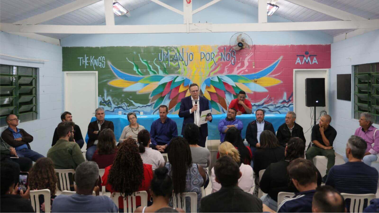 Gestores de Jundiaí apresentam projetos para a região da Vila Nambi em reunião com moradores