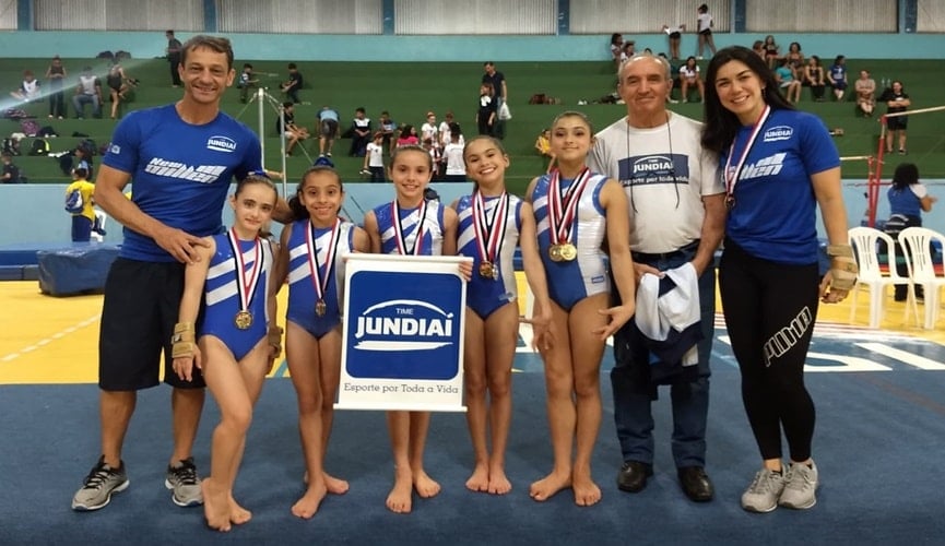 TIME Jundiaí: Ginástica Artística Feminina garante ouro nos Jogos Infantis