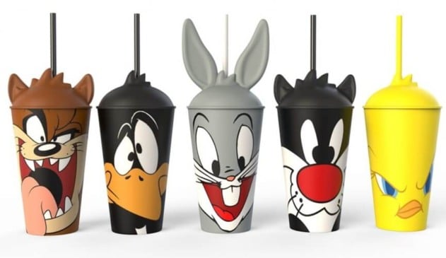 Giraffas lança copos colecionáveis da Looney Tunes como brinde