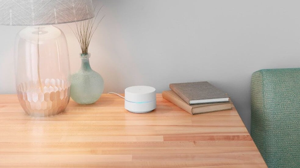 google wifi na escrivaninha