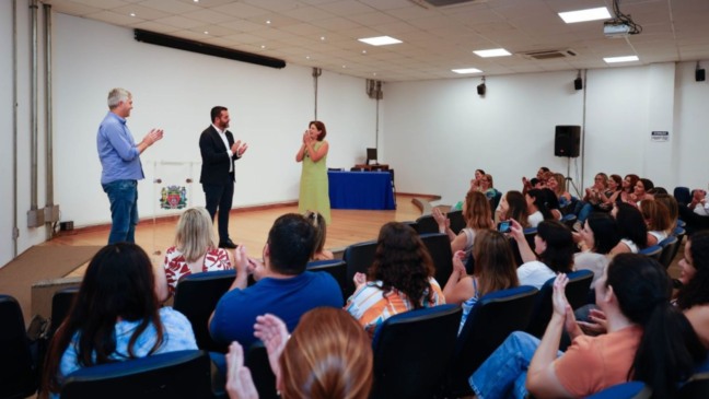 Martinelli e Benassi em visitas em Jundiaí