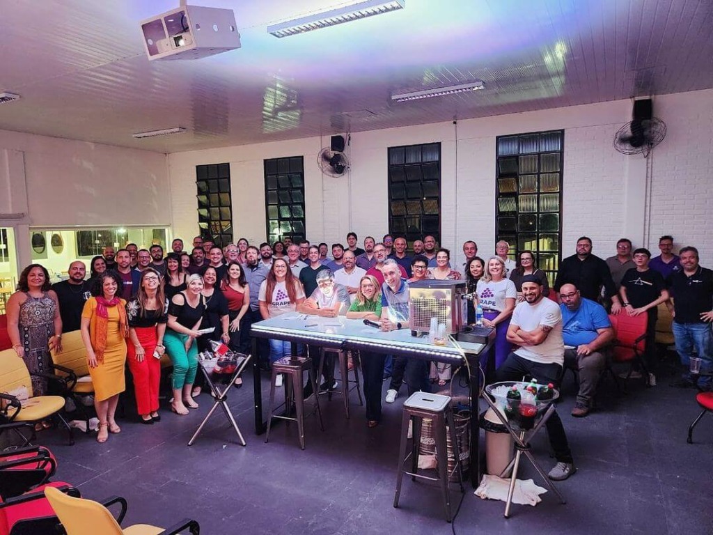 Equipe do grupo Grape Valley de Jundiaí