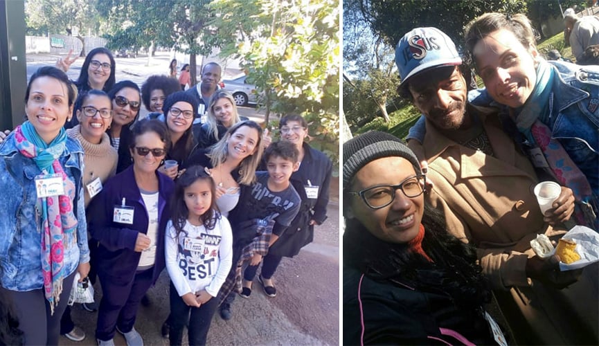 Grupos entregam refeições para moradores de rua em Jundiaí