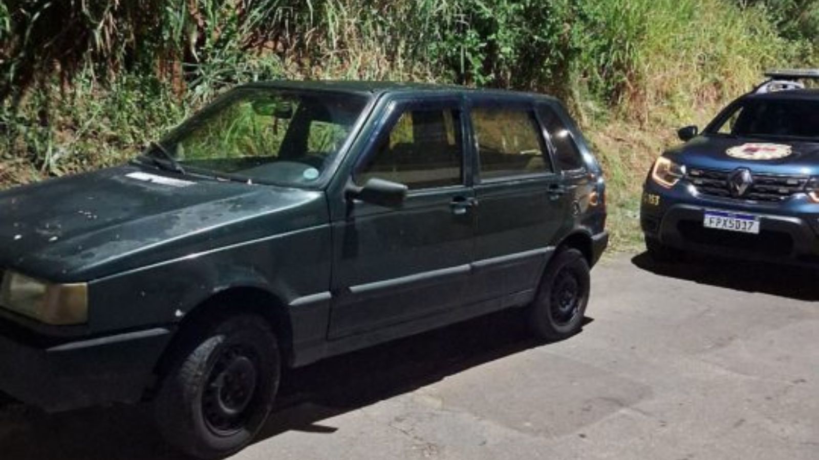 Carro roubado recuperado em Jundiaí