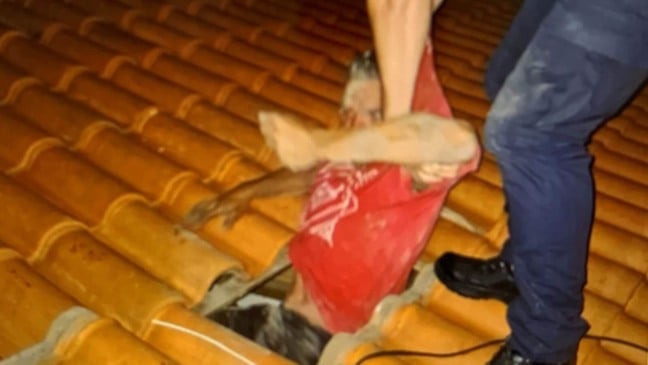 Guarda de Jundiaí capturam homem que invadiu telhado para usar drogas