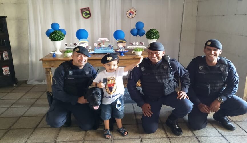 Guardas MUnicipais, Meneses, Madeira e Dias com Davi