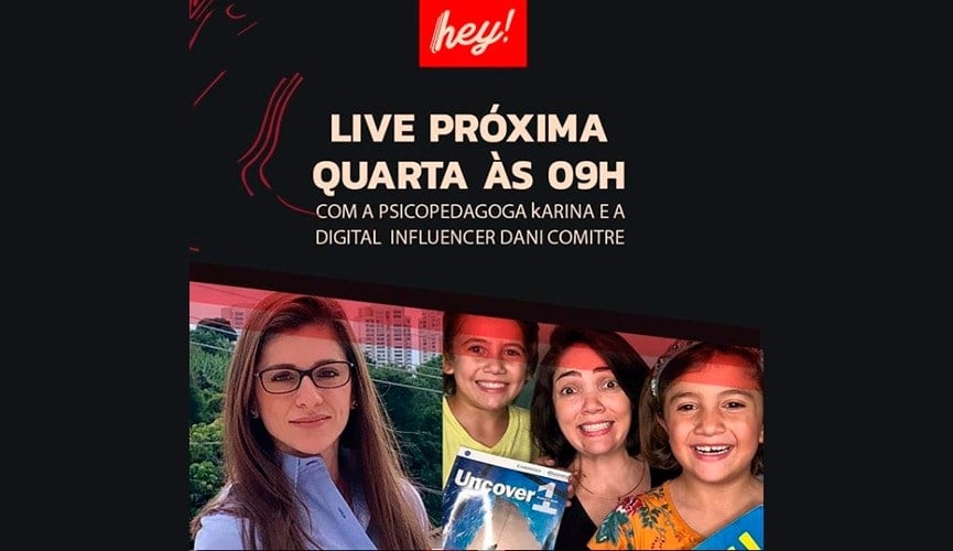 Banner de live no Instagram