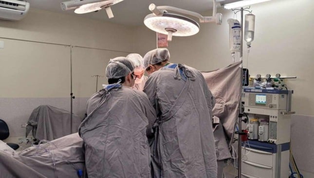 Sala cirúrgica do HSV