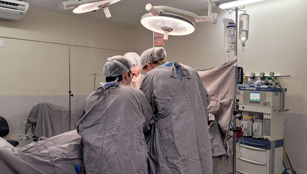 Sala cirúrgica do HSV