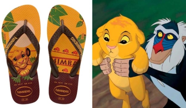 Havaianas lança chinelos para fãs de O Rei Leão