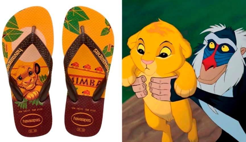 Havaianas lança chinelos para fãs de O Rei Leão