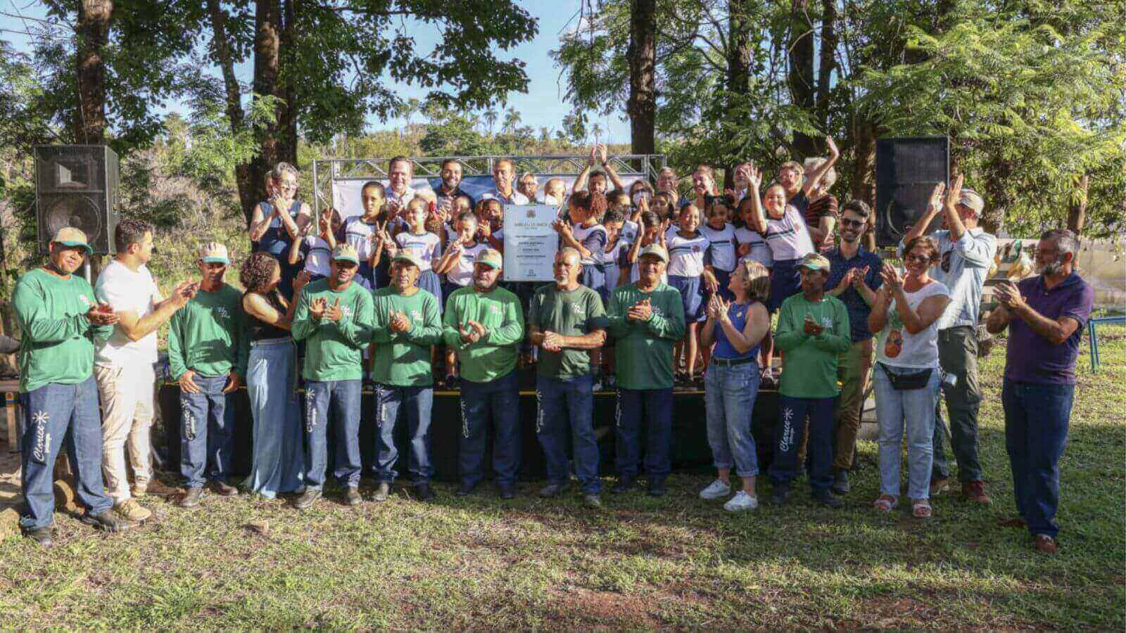 Comemoração na Horta Vale Verde em Jundiaí