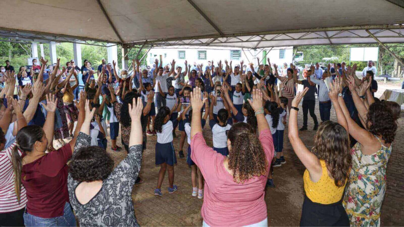 Comemoração na Horta Vale Verde em Jundiaí