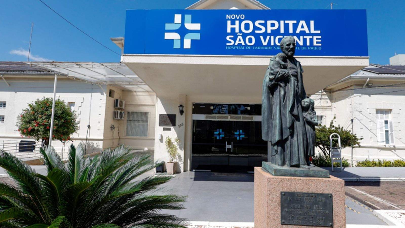 Fachada do Hospital São Vicente.