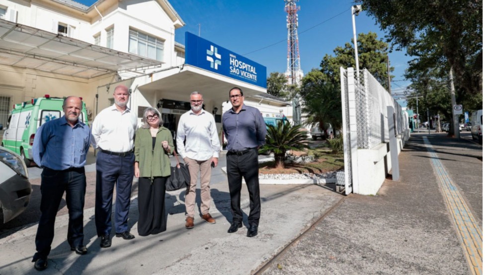 Reunião entre Hospital São Vicente e Prefeitura de Jundiaí