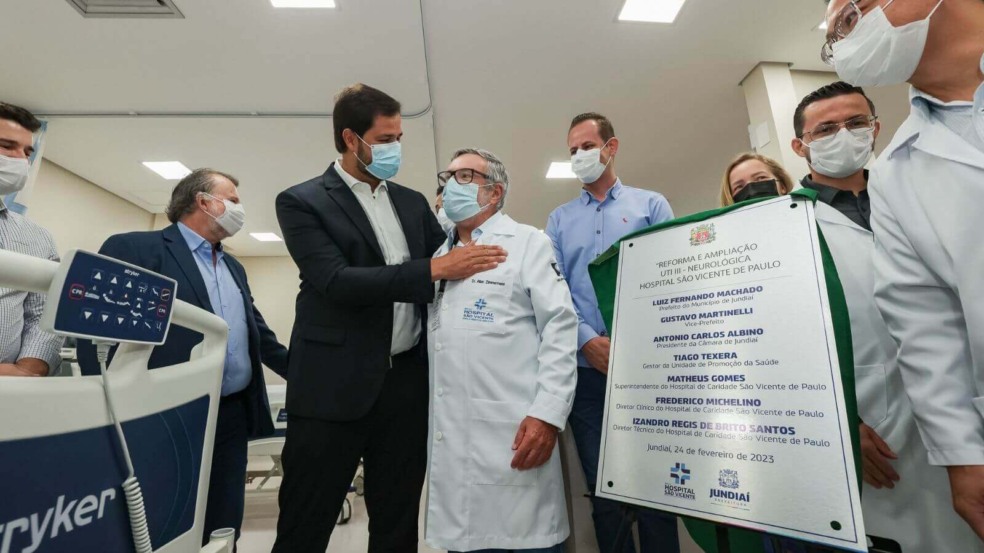 Leitos da UTI III do Hospital São Vicente