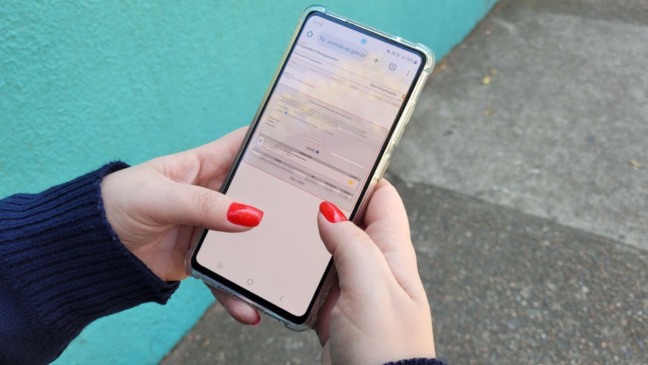 Tela Nota Fiscal Paulista