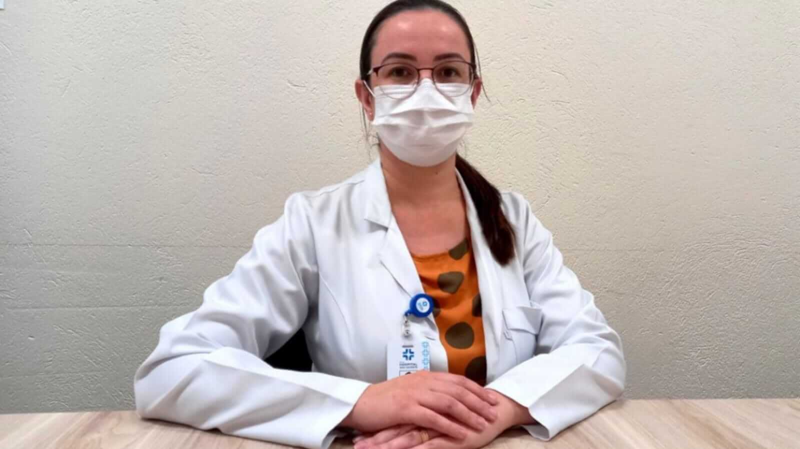 Supervisora do departamento de psicologia do HSV, Caroline Alves