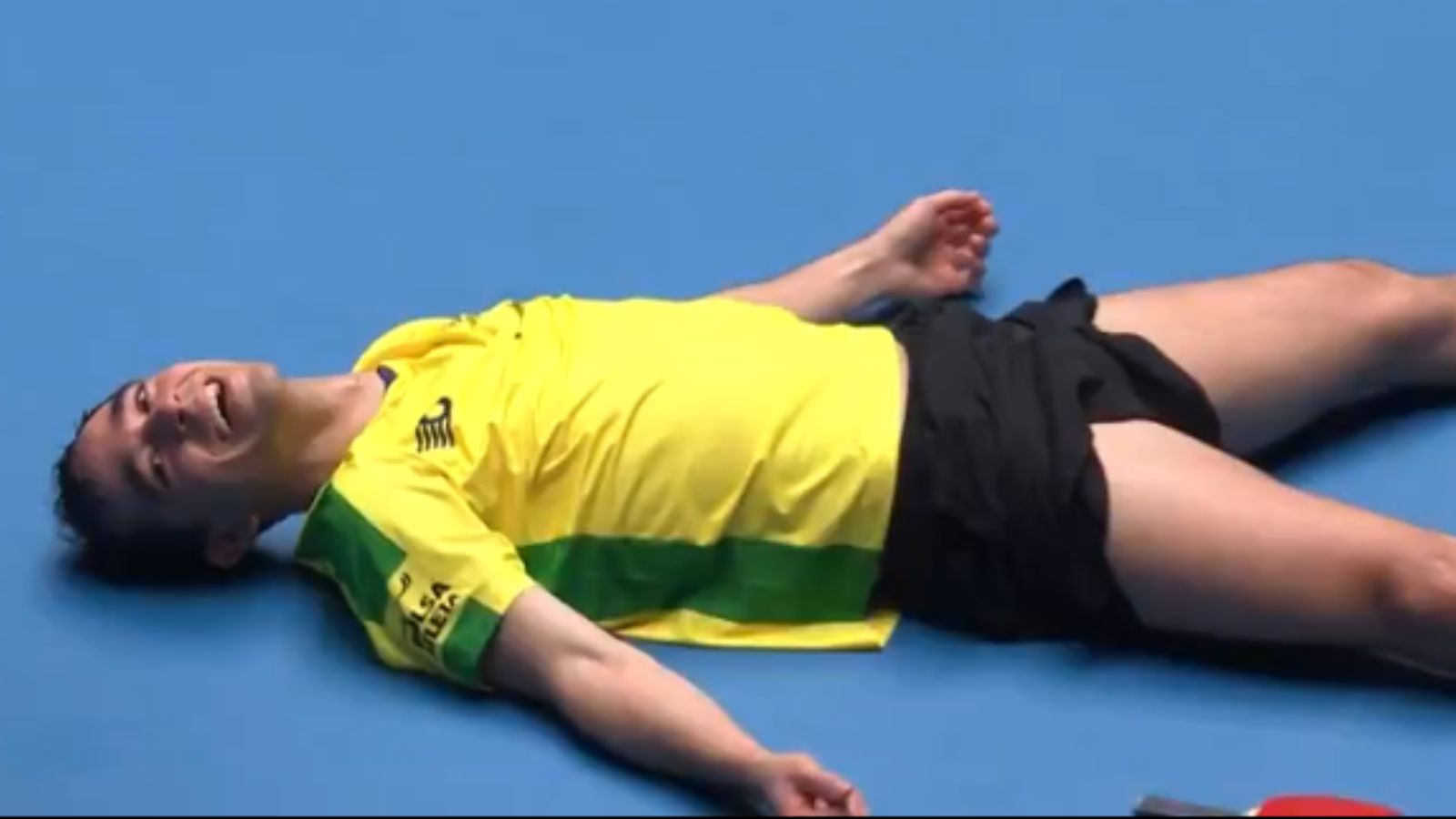 Hugo Calderano na Copa do Mundo de Tênis de Mesa