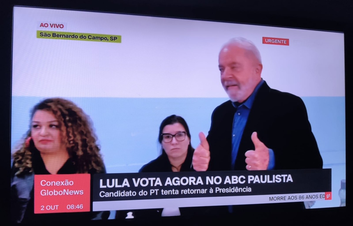 Lula vota em São Bernardo do Campo