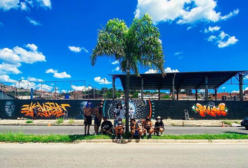 Galeria Quebrada Viva. (Foto: Divulgação/@traphouseestudios)