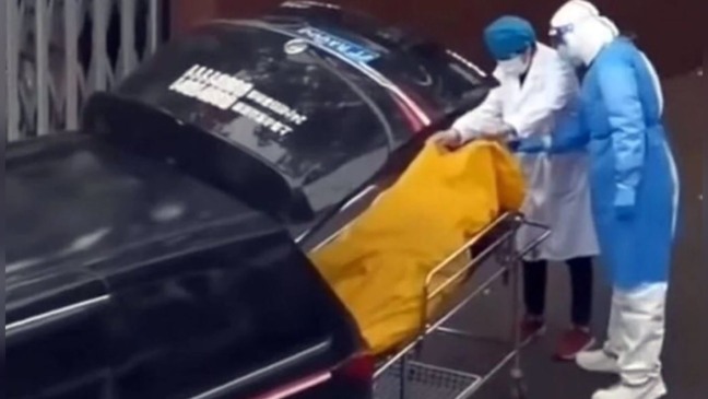 O idoso foi dado como morto por covid-19