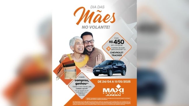 Banner promocional do Maxi Shopping Jundiaí. Banner promocional do Maxi Shopping Jundiaí.