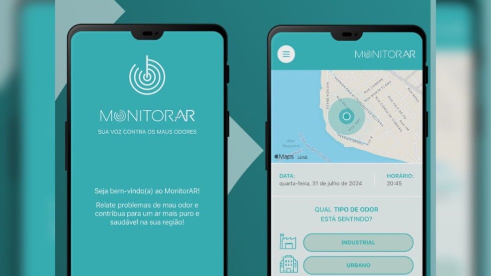 Tela de aplicativo implementado em Itupeva. Tela de aplicativo implementado em Itupeva.